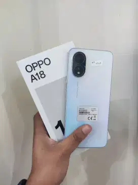 Oppo a18 ram 4/128 second