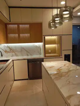 Kitchen set , Sekat ruangan , Lemari , Backdrop tv