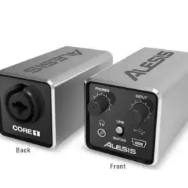 Audio Interface Soundcard Alesis Core 1 Recording Podcast