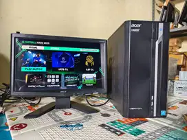 Sepaket PC ACER intel gen 7 HDD 1TB DDR4 spiker internal fisik mulus