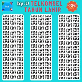 NOMOR CANTIK BYU TAHUN MEWAH BERKUALITAS SUPPORT 5G SUPER