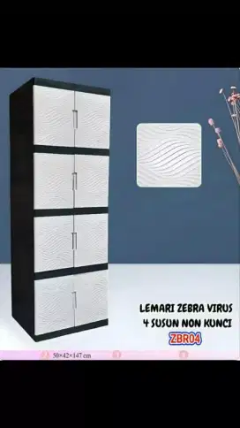 lemari plastik 4 susun
