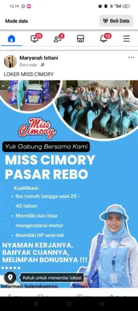 Miss Cimory Pasar Rebo