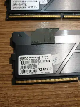 Ram Ryzen DDR 4 PC4 - 19200 4GB X2 : 8GB