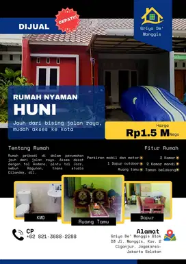 Dijual CEPAT Rumah di Jakarta Selatan
