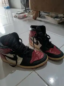 Nike air Jordan bred toe high original size 43