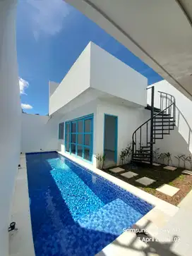 PRESALE ST TAVIA 5 VILLA, GAYA SANTORINI DEKAT PANTAI MELASTI