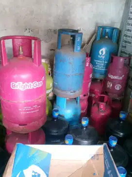Jual isinya Gas 12 kg BIRU DAN BRIGHTGAS PING