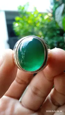 HEJO GARUT NATURAL JADUL RING PERAK HANDMADE