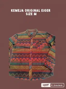 Kemeja eiger motif etnik