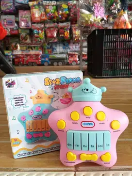 mainan anak piano bintang