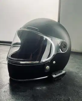 Helm Retro Classic Howard Smith Intercom Gearelec GX10 Bluetooth 5.2