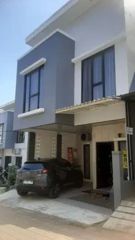 Di jual rumah mewah dalam cluster full furnish di jatibening bekasi
