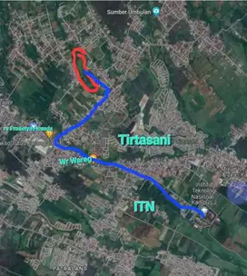 Dijual tanah luas 25000 daerah karangploso malang