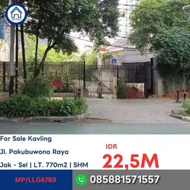 TANAH PAKUBUWONO JAKARTA SELATAN CASH ONLY