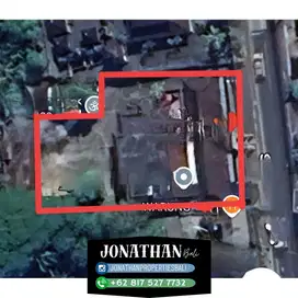 Dijual tanah komersil jalan utama ubud central gianyar bali - Lskt