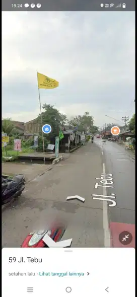 Tanah kavling ruko tepi jalan tebu ukuran 17 x 70