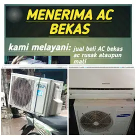 Terima ac bekas rusak