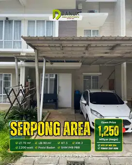 Rumah Dijual di Paradise Serpon City BU