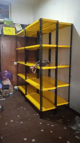 Rak besi siku serbaguna rak besi siku lubang rak besi siku 5 susun
