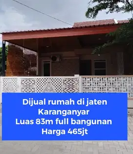 Dijual rumah minimalis di jaten Karanganyar