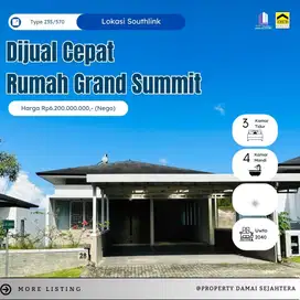 Dijual Rumah Komplek elit grand summit southlink tiban
