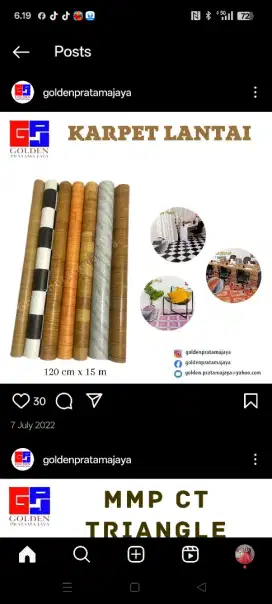 Karpet Lantai 125cm x 15 meter