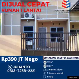 Dijual CEPAT Rumah 1 Lantai di Ciptaland Tiban Batam
