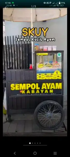 Gerobak modern kekinian