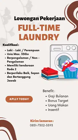 FULL TIME LAUNDRY