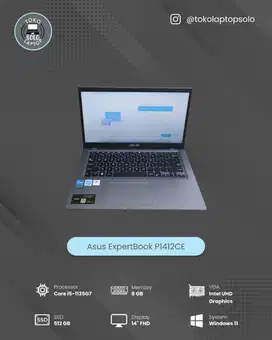 ASUS ExpertBook P1412CE INTEL Core i5-1135G7 RAM 8GB SSD 512GB