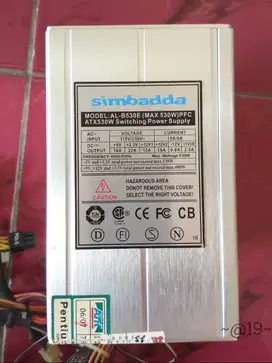 PSU / Power Supply Simbadda 530W (Full Alumunium)