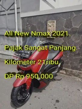 Nmax 2021. Pajak Panjang. Standar. Mulus. KM Low. Ban Baru. Bisa TT