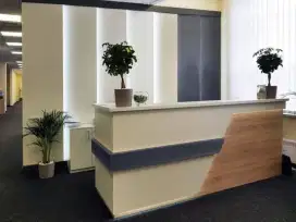 Meja kasir meja salon meja pendaftaran meja resepsionis
