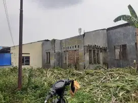 DIJUAL TANAH sdh ada rumah setengah jadi