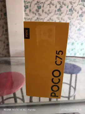 Poco C75 8+8/256gb baru garansi resmi bisa TT Kredit