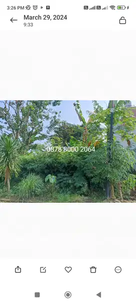Jual cepat murah tanah kavling bukit cinere indah tol brigif depok