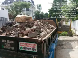 Buang puing pengurugan