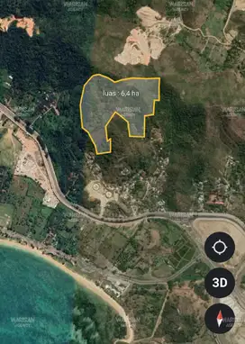 FREEHOLD 643 Are plot in Central Lombok (Splittable)