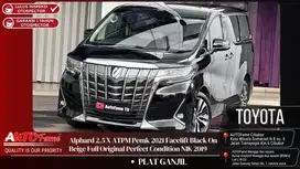 Toyota Alphard 2.5 X ATPM Pemk 2021 Facelift Black On Beige Full Origi