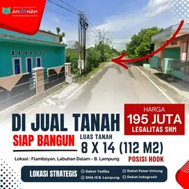 DIJUAL TANAH PINGGIR JALAN SIAP BANGUN