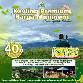 DIJUAL LAHAN KEBUN Lokasi sejuk & suasana pedesaan,