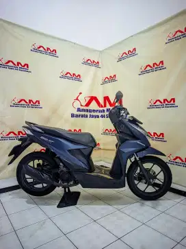 Km 5 Ribu  Honda Beat Deluxe tahun 2023 biru doff