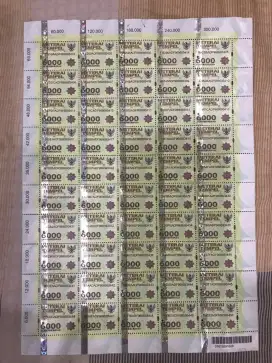 Materai 6000 Original Pos / Lembaran (50pcs)