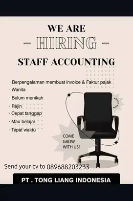 LOWONGAN STAF FINANCE