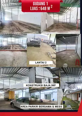 Dijual/Disewa Pabrik & Gudang Luas ± 4.890 m² Parung Panjang Bogor