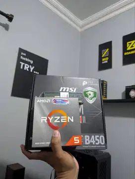 Paketan Mobo B450M + Ryzen 5 4500 + 8GB DDR4