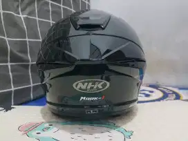 NHK Mark 1 Double Visor Hitam Glossy size S