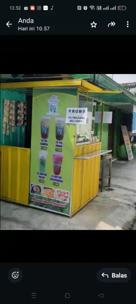 Booth Container / Rombong / Gerobak jualan