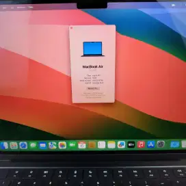 Macbook Air M2 Ram 8 Ssd 256 lengkap full set Ibox layar 13 inch Ibox